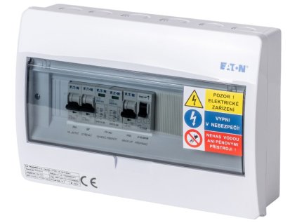 Solarmi ACZ1 osazený rozvaděč pro fotovoltaiku, jističe, chránič, 3,7kW 1f, backup