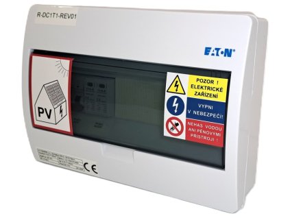 Solarmi DC05R osazený rozvaděč pro fotovoltaiku, svodič, odpojovač, pojistky, do 500V