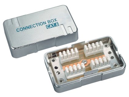 Solarix Spojovací box CAT6 STP 8p8c LSA+/Krone KRJS45-VEB6