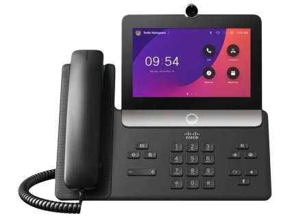Cisco Video Phone 8875 - IP video telefon, digitální fotoaparát, rozhraní Bluetooth s identifikací volajícího