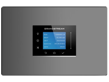 Grandstream UCM6304A Audio VoIP pobočková ústředna, 4x FXS, 4x FXO, 2x USB, 3x Gbps RJ45 PoE+