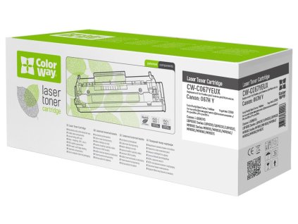 COLORWAY kompatibilní toner pro CANON CRG-067HY/ 2350 stran / Yellow
