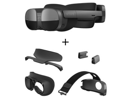 HTC VIVE XR Elite Brýle pro VR+ XR virtuální + smíšenou realitu /4K/ 6DoF/ 110°/ 90Hz/ 625g/ 2x ovládač/ baterie