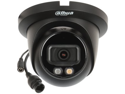 Dahua IPC Entry 4Mpix 30fps FullColor/ turret/ 2,8mm (94st)/ WDR/ IR+white 30m/ mikrofon/ detekce osob/ černá