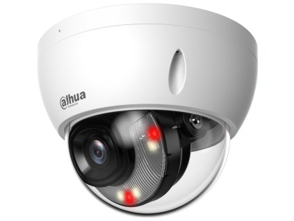 Dahua IPC Lite 4Mpix 20fps Full-Color/ dome/ 3,6mm (83st)/ WDR/ IR+white 30m/ mikrofon/ SMD+