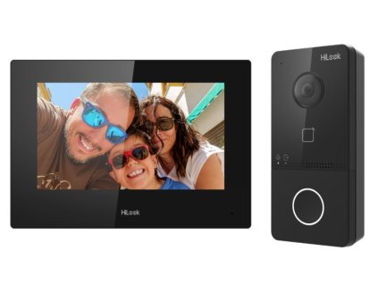 POŠKOZENÝ OBAL - HiLook Powered by HIKVISION/ Chytrý domácí interkom VI-K43P/ Wi-Fi/ 1080p/ 7" 1024x600/ videotelefon/ IP65