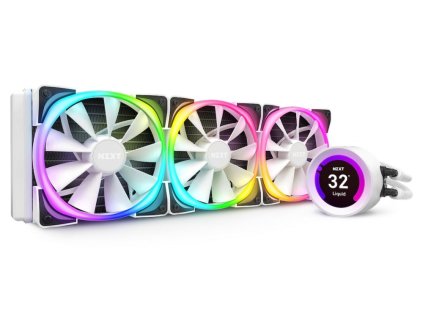 POUŽITÉ - NZXT vodní chladič Kraken Z73 RGB /3x120mm fan/ LGA2066/2011(-3)/1366/1156/1155/1151/1150/AM4/ 2,36"LCD disp....