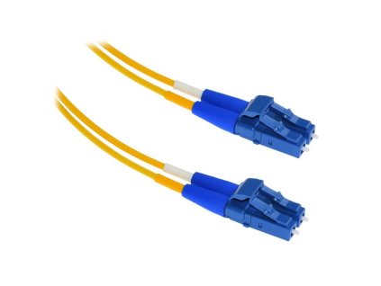 XtendLan FO patch LC-LC 2m 9/125, duplex, ultraflexibilní G.657.A1, LS0H, průměr 2mm, krátký vývod