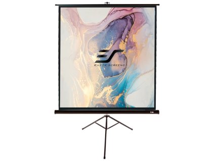POŠKOZENÝ OBAL - ELITE SCREENS plátno mobilní trojnožka 71" (180,3cm)/ 1:1/ 127×127cm/ gain 1.1/ case černý