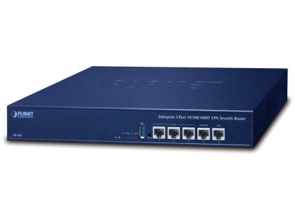 Planet VR-300 Enterprise router/firewall VPN/VLAN/QoS/HA/AP kontroler, 2xWAN(SD-WAN), 3xLAN
