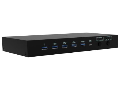 i-tec dokovací stanice USB-C KVM Docking station for 3 Hosts, Dual Display, Power Delivery 1x 92W/2x 65W