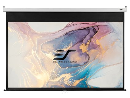 POŠKOZENÝ OBAL - ELITE SCREENS plátno roleta 120" (304,8cm)/ 16:9/ 149,4×265,7cm/ gain 1.1/ case bílý/ MaxWhite FG/ slow retra...