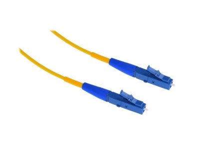 XtendLan FO patch LC-LC 1m 9/125, simplex, ultraflexibilní G.657.A1, LS0H, průměr 2mm, krátký vývod