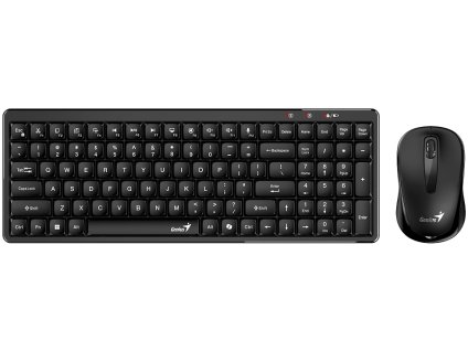 GENIUS LuxeMate Q8100/ Bezdrátový set 2,4GHz/ Copilot/ USB/ černá/ CZ+SK layout