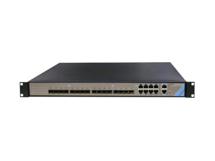 XtendLan GPON OLT, 8x PON SFP, 8x SFP/RJ-45 1000Base-T, redundantní AC+DC