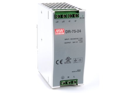 Planet PWR-75-24 napájecí zdroj DIN, 24V, 75W