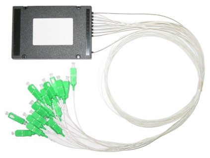 XtendLan Optický rozbočovač 1:16, SC/APC konektory, 1260-1650nm, singlemode, PLC, 1m