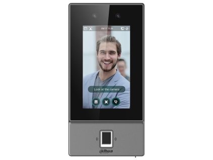 Dahua čtečka Face recognition/ otisk prstu/ QR/ APP/ RFID/ 4,3"LCD/ 2Mpix/ LAN+WiFi