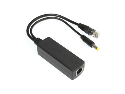 XtendLan XL-POES-12V2, PoE splitter 802.3af, 100Mb, stabilizovaných 12V/1.2A, přep. ochrana