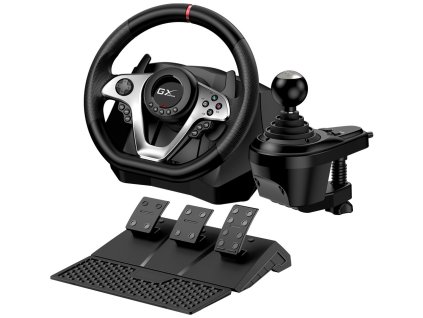 GENIUS GX Gaming volant SpeedMaster X1/ drátový/ USB/ 900° rotace/vibrační/pedály/řadící páka/ pro PC, XboxOne, PS3, PS4