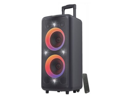 POŠKOZENÝ OBAL - FENDA F&D párty repro PA300/ trolejové/ 100W/ BT/ USB/ FM rádio/ optický vstup/ bezdrát. mikrofon/ dálkové ov...