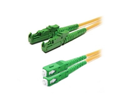 XtendLan FO patch E2000/APC-SC/APC 5m 9/125 duplex, LS0H, G.652d