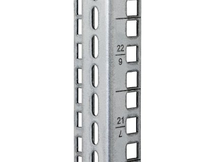 XtendLan Vertikální montážní lišta Telco 42U, pro servery šíře 480mm, stříbrná