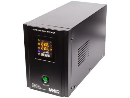 MHPower záložní zdroj MPU-700-12, UPS, 700W, čistý sinus, 12V
