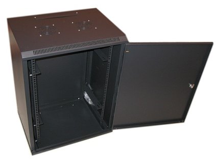 XtendLan 15U/600x450, na zeď, jednodílný, plné dveře, úprava proti vykradení