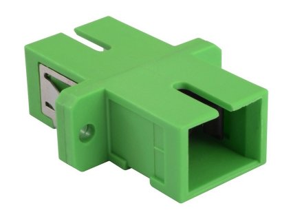 XtendLan SC-SC simplex adapter SM, APC , zelený, do optických rozvaděčů