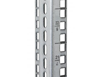XtendLan Vertikální montážní lišta Telco 32U, pro servery šíře 480mm, stříbrná