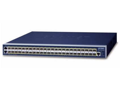 Planet GS-6320-46S2C4XR L3 switch, 2x1Gb, 46x1Gb SFP, 4x10Gb SFP+, 2x power-in