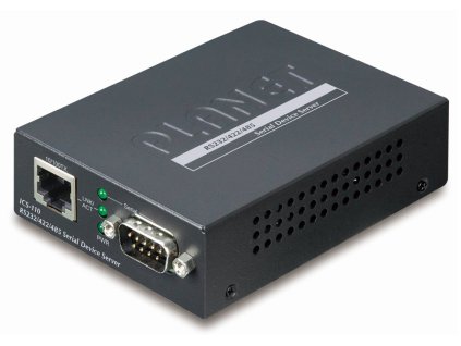 Planet konvertor RS-232/422/485 na IP, 1x COM, 100Mb, -10~+60°C, SNMP+Telnet
