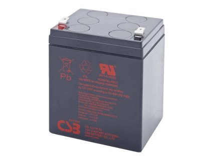 CSB Pb záložní akumulátor VRLA AGM 12V/5,1Ah (HR1221W F2)