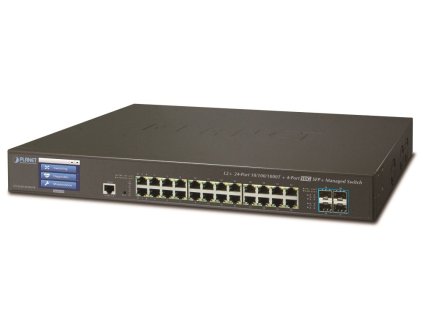 Planet GS-5220-24T4XV, L3 switch 24x1Gb, 4x10Gb SFP+