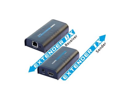 XtendLan HDMI přenos po LAN, přijímač, UDP/Multicast, 100Mbps@1080p