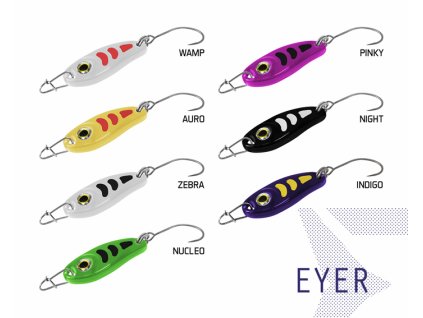 Plandavka Delphin EYER 1.5g ZEBRA Hook #8