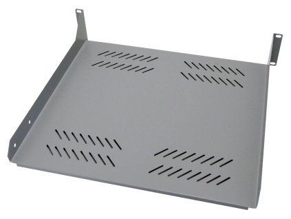 XtendLan Police 400mm, univerzal, 2U, 45kg nosnost, šedá