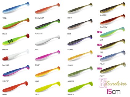 DuoPACK BOX Delphin ZANDERA UVs / 6x 5ks 15cm/YELLA