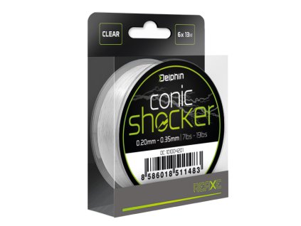 Kónický vlasec Delphin Conic SHOCKER REAXE / 6x13m 0.22mm-0.40mm