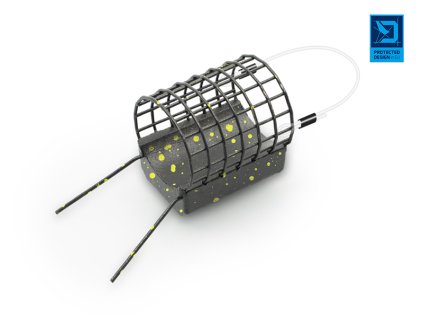 Krmítko s olověnou zátěží Delphin RiverSTIX 120g