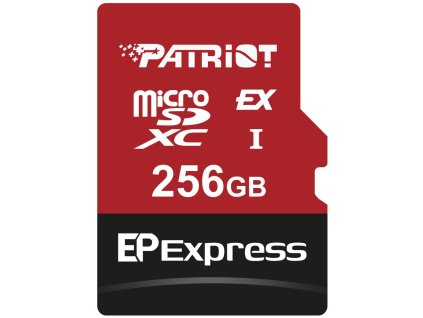 PATRIOT EP Express MircoSD Card 256GB / UHS-I / U3 / CL10 / R:800 / W:600MB/s / Vhodné pro Nintendo Switch 2