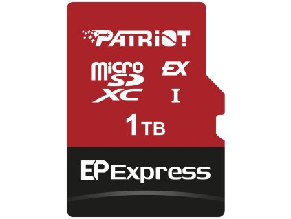 PATRIOT EP Express MircoSD Card 1TB / UHS-I / U3 / CL10 / R:800 / W:600MB/s / Vhodné pro Nintendo Switch 2