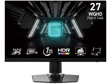 MSI Gaming 272QPF E2/ 27"/ 2560 x 1440/ IPS/ 1ms/ 180Hz/ 300cd/m2/ 1200:1/ HDMI/ DP/ černý
