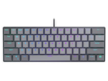 Endorfy mechanická klávesnice Thock V2 Compact / drátová / ARGB / red sw. / USB / kompaktní / US layout
