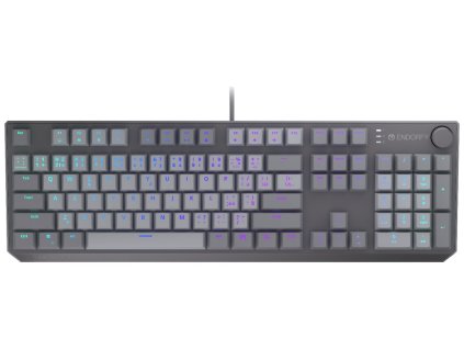 Endorfy mechanická klávesnice Thock V2 / drátová / ARGB / red sw. / USB / num. kl. / CZ/SK layout