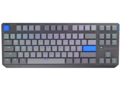 Endorfy mechanická klávesnice Thock V2 TKL / bezdrátová / ARGB / yellow sw. / USB / CZ/SK layout