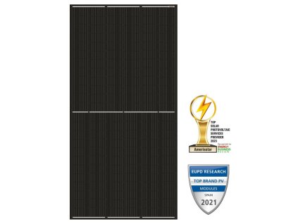 Solarmi solární panel Amerisolar Mono 550 Wp černý 144 článků, prizmatický rám