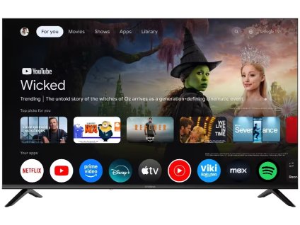 STRONG SMART LED TV 55"/ SRT55UH7773/ UHD/ 3840x2160/ DVB-T2/C/S2/ H.265/HEVC/ 4xHDMI/ 2xUSB/ Wi-Fi/ LAN/ G/ ANDROID 14