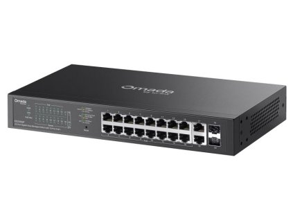 TP-Link ES220GP, Omada 20-Port Gigabit Easy Managed Switch, 2x GLAN, 16x GLAN PoE+, 2x SFP, 150W PoE budget, 1U